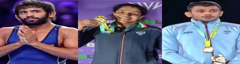 কুস্তিতে ভারতের জয়জয়াকার বার্মিংহ্যামে, সোনা জয় বজরং-সাক্ষী-দীপকের, রুপো অংশু মালিকের