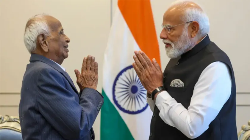 Modi Malaysia Tour: মালয়েশিয়া সফরে মোদী! সাক্ষাৎ করলেন আজাদহিন্দ ফৌজের যোদ্ধা জয়রাম রাজার সঙ্গে