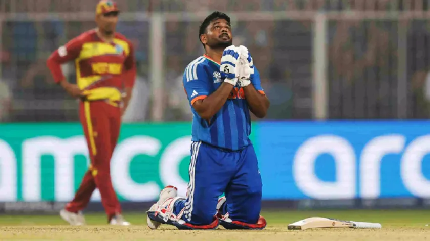 India vs West Indies: সমালোচকদের কড়া জবাব সঞ্জুর! টানটান ম্যাচ জিতে শেষ চারে ভারত