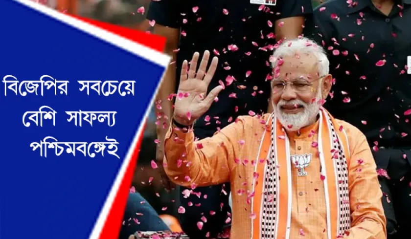Modi : বিজেপির সব চেয়ে বেশি সাফল্য পশ্চিমবঙ্গেই