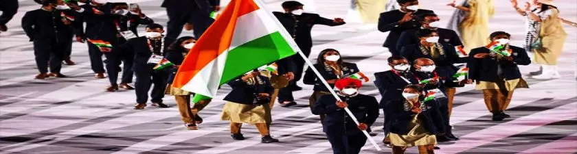 শুরু হল 'দ্যা গ্রেটেস্ট শো অন আর্থ', উদ্বোধনী অনুষ্ঠানে ভারতের পতাকা বহন করলেন মনপ্রীত-মেরি