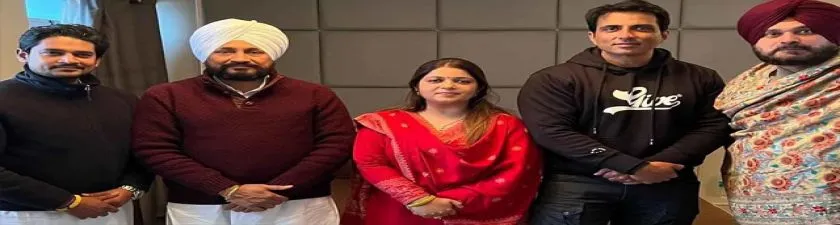কংগ্রেসে যোগ দিলেন বলিউড অভিনেতা সোনু সুদের বোন মালবিকা